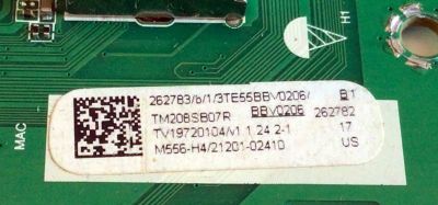 KIT DE TARJETAS PARA TV VIZIO / MAIN 262783 / TD.MT5691.U751 / 262782 / T-CON 44-9771690B / 47-6021424 / DRIVER 60101-03773 / 25-B591A2-X3P1 / SHE5510A-116E / FUENTE 60101-03771 / SHG5501B-116E / 25-DB5912-X2P1 / PANEL TV19720104 / MODELO M556-H4 LBPFB5 - Imagen 4