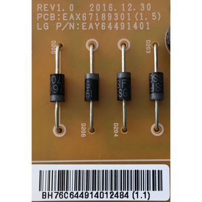 KIT DE TARJETAS PARA TV LG / NUMERO DE PARTE MAIN EBT64592806 / EAX67148704 / FUENTE EAY64491401 / 6449141401 / EAX67189301 / T-CON 3850D / 6871L-3850D / 6870C-0532B / PANEL NC490DUE / MODELO 49LJ5500-UA. / 49LJ5500-UA.BUS - Imagen 2