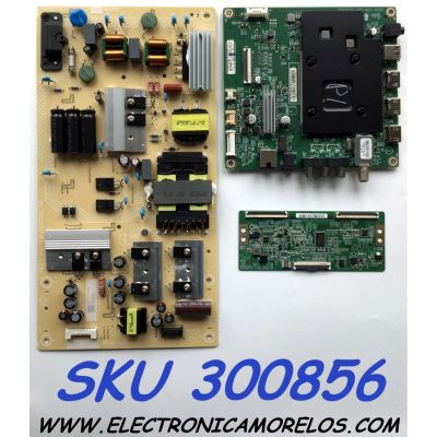 KIT PARA TV INSIGNIA 4K UHD SMART FIRE TV / NUMERO DE PARTE XKCB02K081 / 715GA715-M01-B00-005G / 715GA715-M01-B00-005K / T-CON 44-9771690B / 44-977169OB / 47-6021365 / HV550QUBF70 / FUENTE PLTVLW321XXGK / 715G8967-P01-014-003M / MODELO NS-55F301NA22