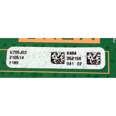 MAIN PARA TV VIZIO 4K HDR SMART TV / NUMERO DE PARTE V705J03 648 / Y8389648A /1P-0211X02-4010 / PANEL SD700DUA-8 / DISPLAY JE695R3HB9FP / MODELO V705-J03 LFTGD7 /V705-J03 LFTGD7KX - Imagen 2