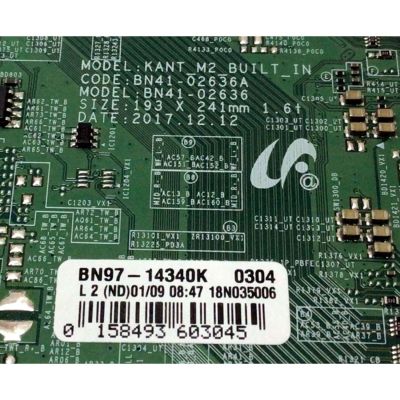 MAIN PARA TV SAMSUNG QLED 4K UHD HDR SMART TV / NUMERO DE PARTE BN94-13061A / BN41-02636A / BN97-14340K / PANEL CY-QN075FLLV1H / DISPLAY LSF750FF05-N01 / MODELO QN75Q6FNAFXZA - Imagen 3