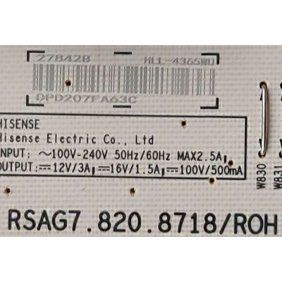KIT DE TARJETAS PARA TV ONN·ROKU TV 4K·UHD·HDR / NUMERO DE PARTE MAIN 274369 / RSAG7.820.10313/ROH / 274368 / NUMERO DE PARTE FUENTE 278428 / RSAG7.820.8718/ROH / PANEL HD650X1U51-T0L3\WG\S0\GM\ROH / DISPLAY HV650QUB-F90 / MODELO 100021261 (65 PULGADAS) - Imagen 2