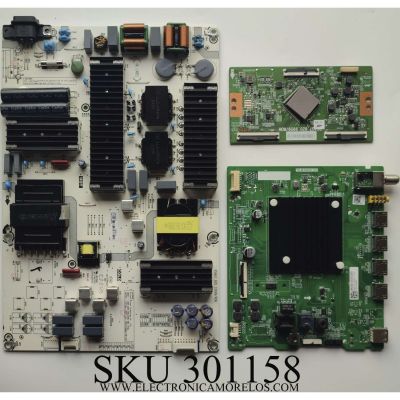 KIT DE TARJETAS PARA TV TOSHIBA·FIRE TV 4K·UHD·HDR / MAIN 289276 / TD.MT9020.703 / T-CON 283051 / RSAG7.820.9959/ROH / FUENTE 290023 / RSAG7.820.10689/ROH / PANEL HD750Y1U71-TAL2K2\S0\GM\ROH / MODELO 75C350KU 75C350U