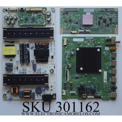 KIT DE TARJETAS PARA TV TOSHIBA·FIRE TV 4K·UHD·HDR / NUMERO DE PARTE MAIN 306666 / TD.MT9020.703 / 306667 / FUENTE 291094 / RSAG7.820.10971/ROH / T-CON 292200 / RSAG7.820.10598/ROH / PANEL HD550Y3U72-TAL5KT/S0/GM/ROH / MODELO 55M550KU 55M550U