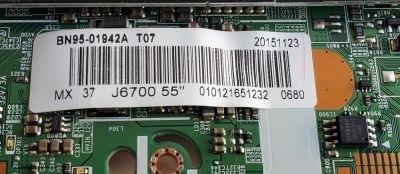 KIT DE TARJETAS PARA TV SAMSUNG CURVA·4K·UHD / MAIN BN94-10522P / BN41-02344D / BN97-10062C / FUENTE BN4400807E / L55S6_FSM / PSLF201S07A / BN44-00807E / T-CON BN95-01942A / BN41-02297A / BN97-09229A / PANEL CY-WJ055HGLVAH / MODELO UN55JU670DFXZA UH02 - Imagen 4