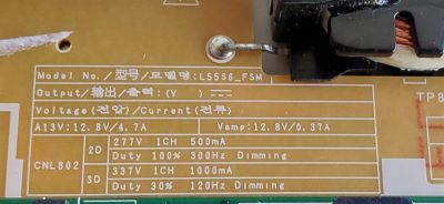 KIT DE TARJETAS PARA TV SAMSUNG CURVA·4K·UHD / MAIN BN94-10522P / BN41-02344D / BN97-10062C / FUENTE BN4400807E / L55S6_FSM / PSLF201S07A / BN44-00807E / T-CON BN95-01942A / BN41-02297A / BN97-09229A / PANEL CY-WJ055HGLVAH / MODELO UN55JU670DFXZA UH02 - Imagen 9