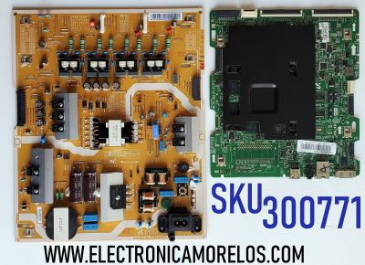 KIT DE TARJETAS PARA TV SAMSUNG / MAIN BN94-10752A / BN41-02504A / BN97-10625A / BN9410752A / 10452A / FUENTE BN44-00878A / L55E7_KSM / BN4400878A / PANEL CY-XK055FLLV3H / MODELO UN55KS8500FXZA FA01