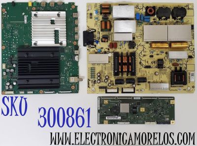 KIT DE TARJETAS PARA TV SONY BRAVIA OLED 4K·UHD·HDR / MAIN A5026207A 534 / 1-010-522-31 / 101052231 / T-CON 6871L-6385G / 6870C-0848E / LE650PQL (HP)(A4) / LE480AQP-ENA1-TCA / FUENTE 101055011 / AP-P525AM / 2955072105 / YDB0065UNG01 / MODELO XR-65A80J