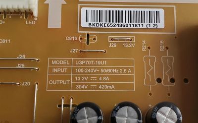 KIT DE TARJETAS PARA TV LG 4K·UHD·HDR / NUMERO DE PARTE MAIN EBT66157802 / EAX68253605 / EAX68253604 / T-CON RUNTK0334FVYJ / 1P-0171X00-40SB / FUENTE EAY65248601 / LGP70T-19U1 / B12J078601 / PANEL NC700DQE-VSHX1 / MODELO 70UM6970PUA / 70UM6970PUA.BUSMLOR - Imagen 3