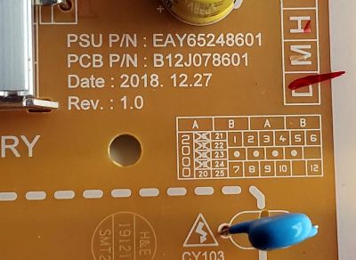 KIT DE TARJETAS PARA TV LG 4K·UHD·HDR / NUMERO DE PARTE MAIN EBT66157802 / EAX68253605 / EAX68253604 / T-CON RUNTK0334FVYJ / 1P-0171X00-40SB / FUENTE EAY65248601 / LGP70T-19U1 / B12J078601 / PANEL NC700DQE-VSHX1 / MODELO 70UM6970PUA / 70UM6970PUA.BUSMLOR - Imagen 2