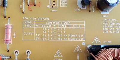 KIT DE TARJETAS PARA TV LG 4K·UHD·HDR / MAIN EBT64659203 / EAX67032905 / EAX67032905(1.0) / T-CON 5013A / 6870C-0700A / FUENTE EAY64489641 / EAX67165801 / LGP6065M-17SU12 / PANEL TPT750WR-QUBF991.K REV:S9WPAV / MODELO 65SJ850A-UC / 65SJ850A-UC.BUSYLJR - Imagen 3