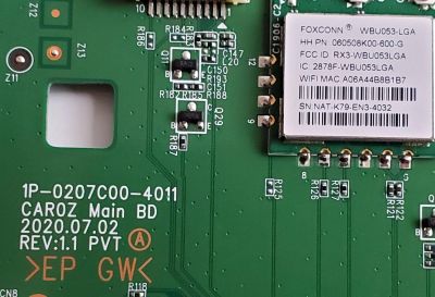 KIT DE TARJETAS PARA TV VIZIO / MAIN 0170CAROZ100 / 0170CAR0Z100 / 1P-0207C00-4011 / FUENTE 09-70CAR0Z0-00 / 1P-1201X01-1010 / PANEL SD700DUA-6 / DISPLAY FP695R3HC020 / MODELO M706X-H3 LFTGB7AW - Imagen 3