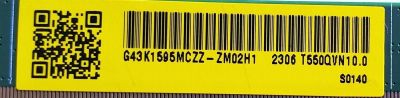 KIT DE TARJETAS PARA TV TOSHIBA·FIRE TV 4K·UHD·HDR / NUMERO DE PARTE MAIN FUENTE 323767 / TPD.T962X3.PC702 (T) / T-CON 313373 / RSAG7.820.11133/ROH / TG233323YH / PANEL HD550Y1U51-T0LD\S0\SM\ROH / DISPLAY T550QVN10.0 / MODELO 55C350LU - Imagen 7
