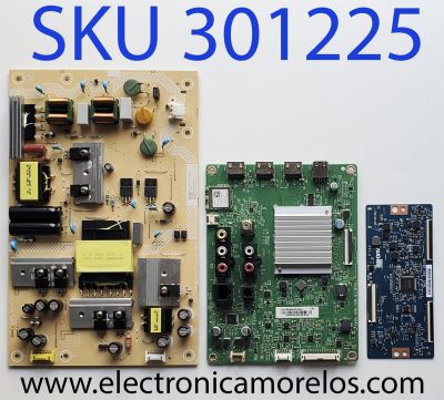KIT DE TARJETAS PARA TV VIZIO / MAIN (X)XLCB02K036010X / 715GB778-M0C-B00-004Y / FUENTE (X)PLTVKY361XADU / 715GB426-P01-000-003S / T-CON 5555T45C07 / 55T45 C02 CTRL / PANEL TPT550WR-QVN10.U REV:SB0V / MODELO M55Q6-J01
