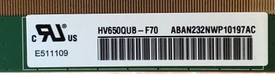 KIT DE TARJETAS PARA TOSHIBA·FIRE TV 4K·UHD·HDR / NUMERO DE PARTE MAIN 340623 / TD.T962X3.703 / FUENTE 325154 / RSAG7.820.12362/ROH / T-CON 286050 / RSAG7.820.10545/ROH / 316793 / PANEL HD650Y1U72-T0LBBY\S0\SM\ROH / DISPLAY HV650QUB-F70 / MODELO 65C350LU - Imagen 2