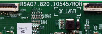 KIT DE TARJETAS PARA TOSHIBA·FIRE TV 4K·UHD·HDR / NUMERO DE PARTE MAIN 340623 / TD.T962X3.703 / FUENTE 325154 / RSAG7.820.12362/ROH / T-CON 286050 / RSAG7.820.10545/ROH / 316793 / PANEL HD650Y1U72-T0LBBY\S0\SM\ROH / DISPLAY HV650QUB-F70 / MODELO 65C350LU - Imagen 6