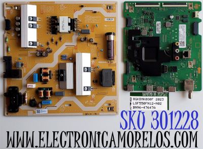 KIT DE TARJETAS PARA TV SAMSUNG 4K·UHD·HDR / MAIN BN94-15778Q / BN41-02756B / BN97-17756D / BN9415778Q / FUENTE BN4400932N / L55E7_RSM / BN44-00932N / ST55F171C1/WVD / PANEL CY-CT055HGLV1H / DISPLAY LSF550FN12-N02 / 47647A / MODELO UN55TU8300FXZA FS01