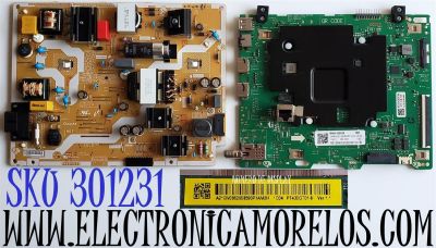 KIT DE TARJETAS PARA TV SAMSUNG 4K·UHD·HDR / MAIN BN96-52602B / KANT_SU2E_AU7000 / BN9652602B / FUENTE BA43FA130 / KANT_SU2E_43_HYBRID_PW / PANEL CY-BT043HGCV4H / DISPLAY PT430GT01-8 VER.1.1 / 53813A / MODELOS UN43TU7000BXZA XE09 / UN43TU7000FXZA XE12