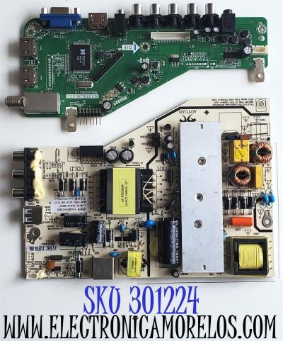 KIT DE TARJETAS PARA TV VIOS / MAIN M3393L08.S108.020 / M3393L08.S02 / 3BD0009114 / AY1450A / FUENTE AY108C-1MF08-080 / 3BS0056914 / HV480FH2-600 / T201410027 / 6BED 20141108113121 / PANEL CN48HC820 / DISPLAY HV480FH2-600 / MODELO VLEDTV4814