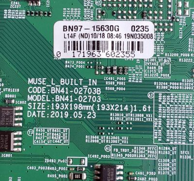 KIT DE TARJETAS PARA TV SAMSUNG 4K·UHD·HDR / NUMERO DE PARTE BN94-14872F / BN41-02703B / BN97-15630G / BN9414872F / NUMERO DE PARTE FUENTE BN4400932N / BN44-00932N / L55E7_RSM / PANEL CY-NN058HGPV1H / MODELOS UN58RU710DFXZA YA08 / UN58RU7100FXZA - Imagen 5