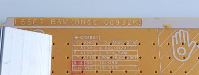 KIT DE TARJETAS PARA TV SAMSUNG 4K·UHD·HDR / NUMERO DE PARTE BN94-14872F / BN41-02703B / BN97-15630G / BN9414872F / NUMERO DE PARTE FUENTE BN4400932N / BN44-00932N / L55E7_RSM / PANEL CY-NN058HGPV1H / MODELOS UN58RU710DFXZA YA08 / UN58RU7100FXZA - Imagen 3