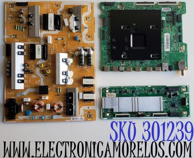 KIT DE TARJETAS PARA TV SAMSUNG QLED 4K·UHD·HDR / MAIN BN94-14037F / BN41-02695A / BN97-15514D / BN9414037F / LED DRIVER BN4400978D / L65S7ND_RHS / BN44-00978D / FUENTE BN4400982A / BN44-00982A / L65S7NA_RHS / CY-TR065FLLVAH / MODELO QN65Q7DRAFXZA FC02