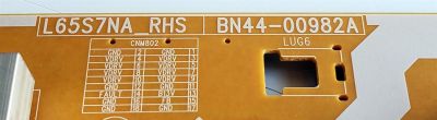 KIT DE TARJETAS PARA TV SAMSUNG QLED 4K·UHD·HDR / MAIN BN94-14037F / BN41-02695A / BN97-15514D / BN9414037F / LED DRIVER BN4400978D / L65S7ND_RHS / BN44-00978D / FUENTE BN4400982A / BN44-00982A / L65S7NA_RHS / CY-TR065FLLVAH / MODELO QN65Q7DRAFXZA FC02 - Imagen 8