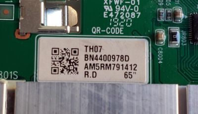 KIT DE TARJETAS PARA TV SAMSUNG QLED 4K·UHD·HDR / MAIN BN94-14037F / BN41-02695A / BN97-15514D / BN9414037F / LED DRIVER BN4400978D / L65S7ND_RHS / BN44-00978D / FUENTE BN4400982A / BN44-00982A / L65S7NA_RHS / CY-TR065FLLVAH / MODELO QN65Q7DRAFXZA FC02 - Imagen 7