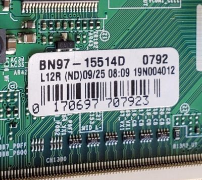 KIT DE TARJETAS PARA TV SAMSUNG QLED 4K·UHD·HDR / MAIN BN94-14037F / BN41-02695A / BN97-15514D / BN9414037F / LED DRIVER BN4400978D / L65S7ND_RHS / BN44-00978D / FUENTE BN4400982A / BN44-00982A / L65S7NA_RHS / CY-TR065FLLVAH / MODELO QN65Q7DRAFXZA FC02 - Imagen 3