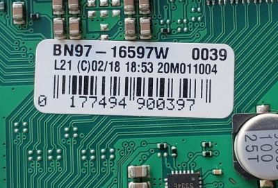 KIT DE TARJETAS PARA TV SAMSUNG 4K·UHD·HDR / MAIN BN94-15232E / BN41-02756A / BN97-16597W / BN9415232E / FUENTE BN4401058A / BN44-01058A / L55E7_THS / PANEL CY-RT055HGLV2H / MODELOS QN55Q60 / QN55Q60TAFXZA FB01 / QN55Q6D / QN55Q6DTAFXZA FB01 - Imagen 7