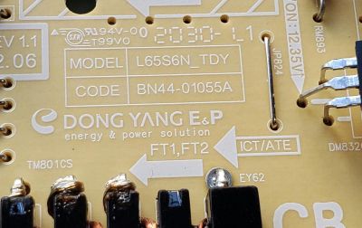 KIT DE TARJETAS PARA TV SAMSUNG 4K·UHD·HDR / MAIN BN94-15808E / BN41-02756B / BN97-17254B / BN41-02756B-000 / BN9415808E / FUENTE BN4401055A / BN44-01055A / L65S6N_TDY / PANEL CY-BT065HGLV4H / MODELO UN65TU8000 / UN65TU8000FXZA FA02 - Imagen 7