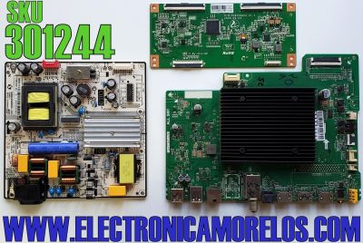 KIT DE TARJETAS PARA TV HKPRO ROKU 4K / MAIN SVS671TA01-MA200CK / TD.NT72671.U781 / V8-NT671LA-LF1V / T-CON CC500PV5D V1.1 / PD9254A2A-V1.1 / FUENTE 81-PBE055-H4C56AP / SHG6004C-101H / DLBB513 / DISPLAY CC500PV5D VER.01 / BN96-50357A / MODELO HKP50UHD2