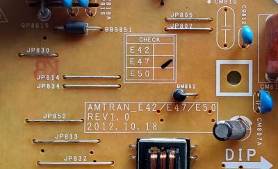 KIT DE TARJETAS PARA TV VIZIO / MAIN 3647-0832-0150 / 0171-2271-5032 / 3647-0832-0395 / FUENTE 0500-0614-0270 / 050006140270 / PSFL141401M / AMTRAN_E42_E47/E50 / PANEL LC470DUG (JF)(R1) / MODELO E470I-A0 LATKOCBP - Imagen 3