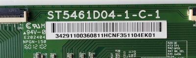 KIT DE TARJETAS PARA TV TCL / NUMERO DE PARTE MAIN T8-55NA2D-MA1 / 40-SX7KNA-MAG4HG / V8-SX70001-LF1V408 / T-CON 34291100360811H / ST5461D04-1C-1 / FUENTE 08-LE921A6-PW200AX / 40-LE9226-PWE1CG / LVU550CS0TE1 / DISPLAY ST5461D04-2 VER.2.1 / MODELO 55UP120 - Imagen 3