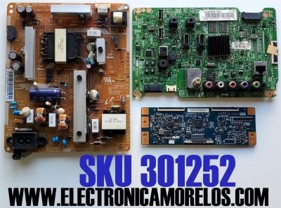 KIT DE TARJETAS PARA TV SAMSUNG / MAIN BN94-08139G / BN41-02245A / BN97-08781E / BN9408139G / T-CON 5550T12C12 / T500HV02.2 / 50T12-C05 / FUENTE BN44-00772A / L50HF_EHS / BN4400772A / PANEL CY-DH050BGAV1H / T500HVN06.0 / MODELO UN50H5203AFXZA NH03