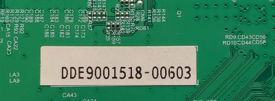 KIT DE TARJETAS PARA TV DAEWOO 4K SMART / MAIN SVS586SA11-MA200CK / T.MS6586.U782 / 1MS586C2ISA / V8-MS86MNA-LF1V / T-CON 44-9771497O / HV430QUBH10 / 47-6021275 / 44-97714970 / FUENTE 81-PBE050-H4A03 / SHG5004A-101H / SHG5004A03-101H / MODELO U43A8500TN - Imagen 8