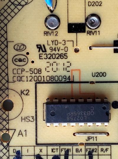 KIT DE TARJETAS PARA TV DAEWOO 4K SMART / MAIN SVS586SA11-MA200CK / T.MS6586.U782 / 1MS586C2ISA / V8-MS86MNA-LF1V / T-CON 44-9771497O / HV430QUBH10 / 47-6021275 / 44-97714970 / FUENTE 81-PBE050-H4A03 / SHG5004A-101H / SHG5004A03-101H / MODELO U43A8500TN - Imagen 4
