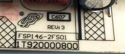 KIT DE TARJETAS PARA TV PIONEER / MAIN 691V0Q007E0 / VTV-L55736 / VTV-L55736 REV:1 / 691V0Q007E0 REV:C1 / T-CON EACDJ7E15 / E88441 / FUENTE 1T920000800 / FSP146-2FS01 / 9OC1461000 / 3BS04694036P / PANEL K500WDCRA / DISPLAY V500DJ7-QE1 / MODELO PN50951-22U - Imagen 8