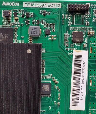 KIT DE TARJETAS PARA TV VIZIO / MAIN TE.MT5597.EC762 / LP4E09290B0 / BNVQ02PCGRA0001WS04080 / A19010572 / V650DJ4-D03 / T-CON TACDJ4032 / E253117 / FUENTE PW.176W1.681 / P20020182 / V650DJ4-D03 / E148158 / DISPLAY V650DJ4-D03 REV.C1 / MODELOS V655-G9 - Imagen 5