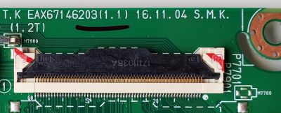 KIT DE TARJETAS PARA TV LG 4K·UHD SMART TV / MAIN EBT64533014 / EAX67146203 / 64533014 / EAX67146203(1.1) / FUENTE EAY64511101 / EAX67189201(1.6) / LGP49DJ-17U1 / 64511101 / EAX67189201 / PANEL NC490DGG-AAFXF / MODELO 49UJ6300-UA / 49UJ6300-UA.BUS4LOR - Imagen 4