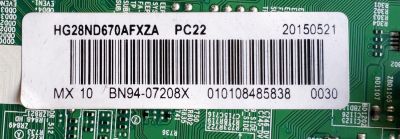 KIT DE TARJETAS PARA TV SAMSUNG / MAIN BN94-07208X / BN41-02346A / BN97-08002U / BN9407208X / FUENTE BN4400695A / L28S0_ESM / PSLF490S06A / BN44-00695A / DISPLAY HV280WX2-260 / MODELOS HG28ND670AFXZA TS01 / HG28ND670AFXZA LS02 / UN28J4 / UN28J5 - Imagen 6