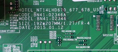 KIT DE TARJETAS PARA TV SAMSUNG / MAIN BN94-07208X / BN41-02346A / BN97-08002U / BN9407208X / FUENTE BN4400695A / L28S0_ESM / PSLF490S06A / BN44-00695A / DISPLAY HV280WX2-260 / MODELOS HG28ND670AFXZA TS01 / HG28ND670AFXZA LS02 / UN28J4 / UN28J5 - Imagen 4