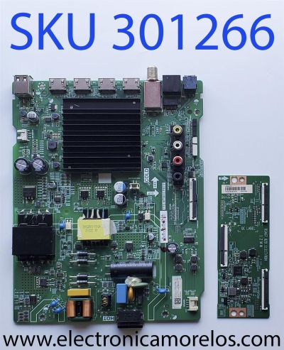 KIT DE TARJETAS PARA TV TOSHIBA / MAIN FUENTE 291204 / TPD.MT9612.PB751 / 291203 / T-CON 290531 / RSAG7.820.11117/ROH / 293763 / PANEL HD550Y1U72-T0L2K2/SM/CKD3A/ROH / DISPLAY HV550QUB-F70 / MODELO 55C350KU