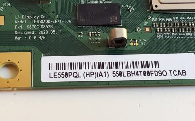 KIT DE TARJETAS PARA TV LG OLED EVO / MAIN EBT66646701 / EAX69517302 / EAX69774601 / T-CON 6871L-6411C / 6870C-0852B / LE650AQD-ENA1-TJA / FUENTE EAY65894501 / LGP55G1-21OP / EPCA40CB1A / PANEL AC550AQL / MODELO OLED55G1PUA / OLED55G1PUA.DUSPLJR - Imagen 2