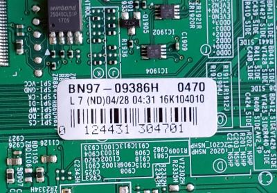 KIT DE TARJETAS PARA TV SAMSUNG / MAIN BN94-10166H / BN41-02532A / BN97-09386H / BN9410166H / FUENTE BN4400695A / L28S0_ESM / PSLF490S06A / BN44-00695A / PANEL HH028AGE-R1 RRR1 / HV280WX2-260 / MODELO HG28NE470AFXZA XA01 UK4000 / UK4003 / UK4000 / UK5000 - Imagen 3