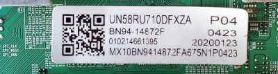 KIT DE TARJETAS PARA TV SAMSUNG 4K·UHD·HDR SMART TV / MAIN BN94-14872F / BN41-02703B / BN97-15630G / BN9414872F / FUENTE BN4400932Q / L55E7_RHS / BN44-00932Q / PANEL CY-NN058HGPV1H / MODELO UN58RU710DFXZA YA08 / UN58RU7100FXZA YA08 - Imagen 2