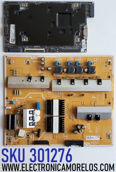 KIT DE TARJETAS PARA TV SAMSUNG QLED·4K·SMART TV ((THE FRAME)) / NUMERO DE PARTE MAIN BN94-15309A / BN41-02754A / BN97-16742B / BN9415309A / FUENTE BN4401080A / L75F7_THS / BN44-01080A / PANEL CY-RT075FGAV1H / MODELO QN75LS03 / QN75LS03TAFXZA AA01