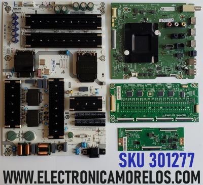 KIT DE TARJETAS PARA TV HISENSE·ULED 4K·UHD·HDR ((ANDROID TV)) / MAIN 281902 / RSAG7.820.10646/ROH / 281903 / T-CON 281423 / RSAG7.820.10595/ROH VER.B /  LED DRIVER 283625 / RSAG7.820.10488/ROH / FUENTE 282461 / RSAG7.820.8847/ROH / MODELO 65U6G