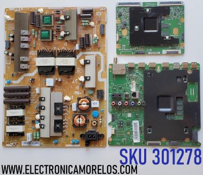 KIT DE TARJETAS PARA TV SAMSUNG 4K·UHD / MAIN BN94-09271A / BN41-02344D / BN97-10061R / T-CON BN96-35161A / 2015_BOE_UHD_HAWK_UFT / HV550QUBB11 / HV550QUB011 / FUENTE BN4400859A / L55SHN_FHS / BN44-00859A / CY-TJ055HGEV1H / MODELO UN55JS7000FXZA EH01