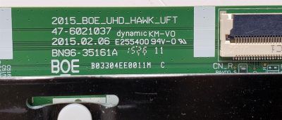 KIT DE TARJETAS PARA TV SAMSUNG 4K·UHD / MAIN BN94-09271A / BN41-02344D / BN97-10061R / T-CON BN96-35161A / 2015_BOE_UHD_HAWK_UFT / HV550QUBB11 / HV550QUB011 / FUENTE BN4400859A / L55SHN_FHS / BN44-00859A / CY-TJ055HGEV1H / MODELO UN55JS7000FXZA EH01 - Imagen 6